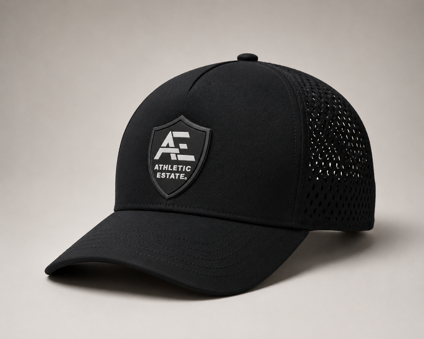 Athletic Estate Shield Hat - Black